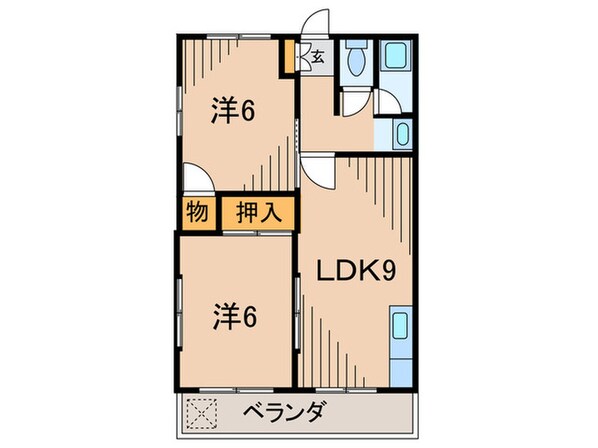 パレス甲東の物件間取画像